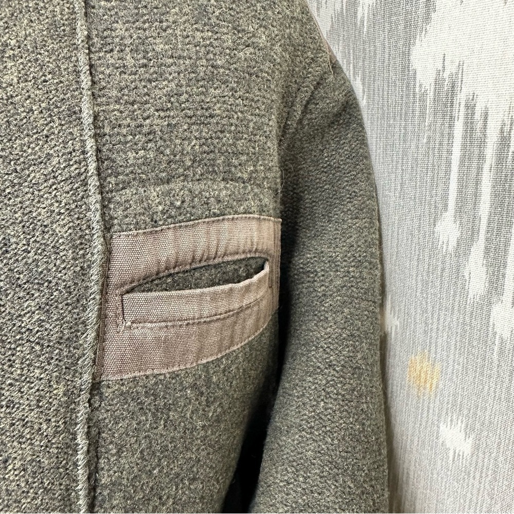 Ralph Lauren RLX Olive Green Lamb-Wool Knit Utility Field Jacket - Picture 13 of 16